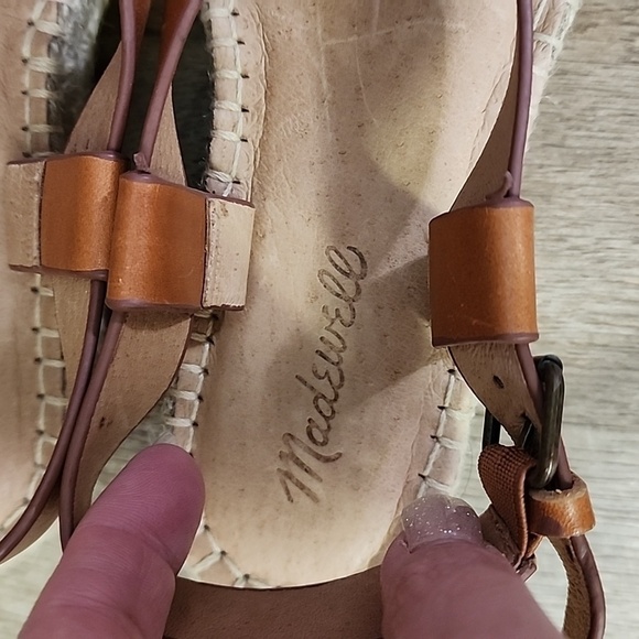 MADEWELL leather sandals size 6.5 - Picture 6 of 9